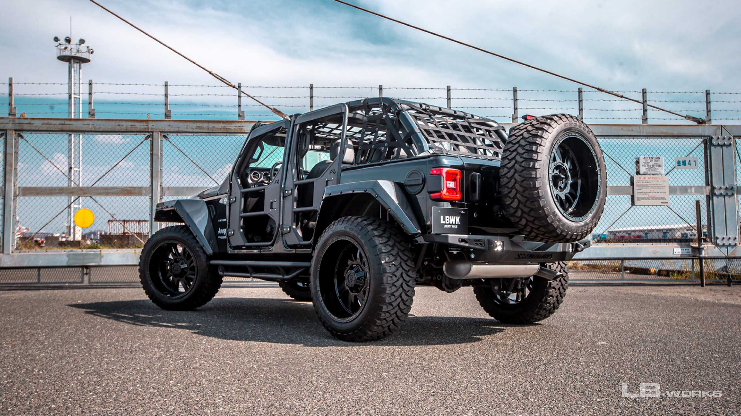 LB X Fairline Jeep Wrangler (JL) 2019- Body Kit FRP (LB59-01) - Image 3
