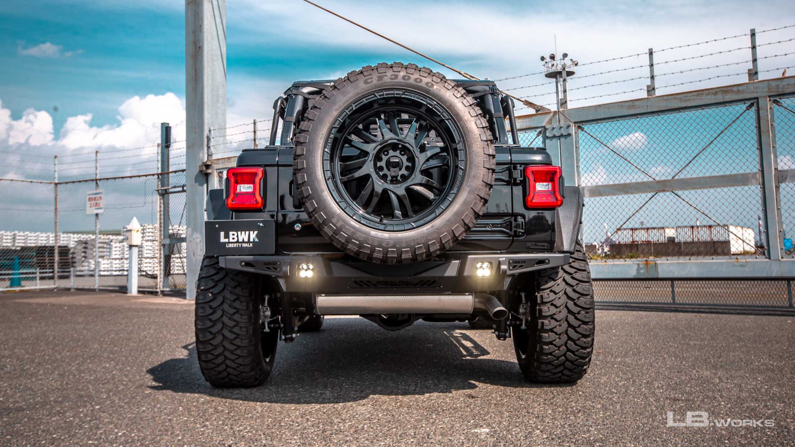 LB X Fairline Jeep Wrangler (JL) 2019- Body Kit FRP (LB59-01) - Image 5