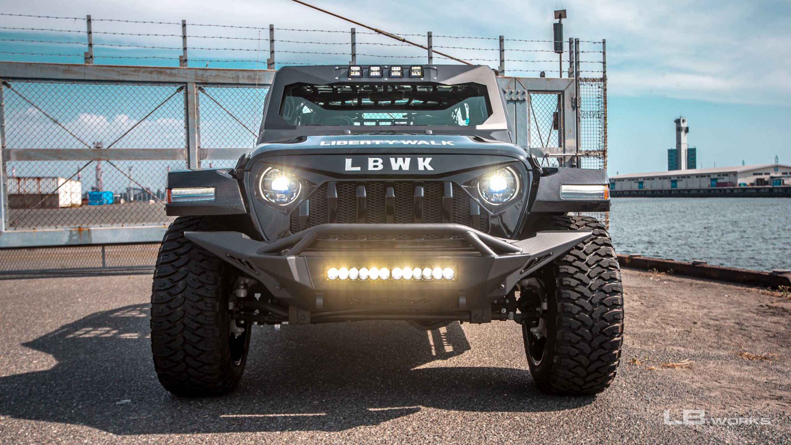 LB X Fairline Jeep Wrangler (JL) 2019- Body Kit FRP (LB59-01) - Image 6