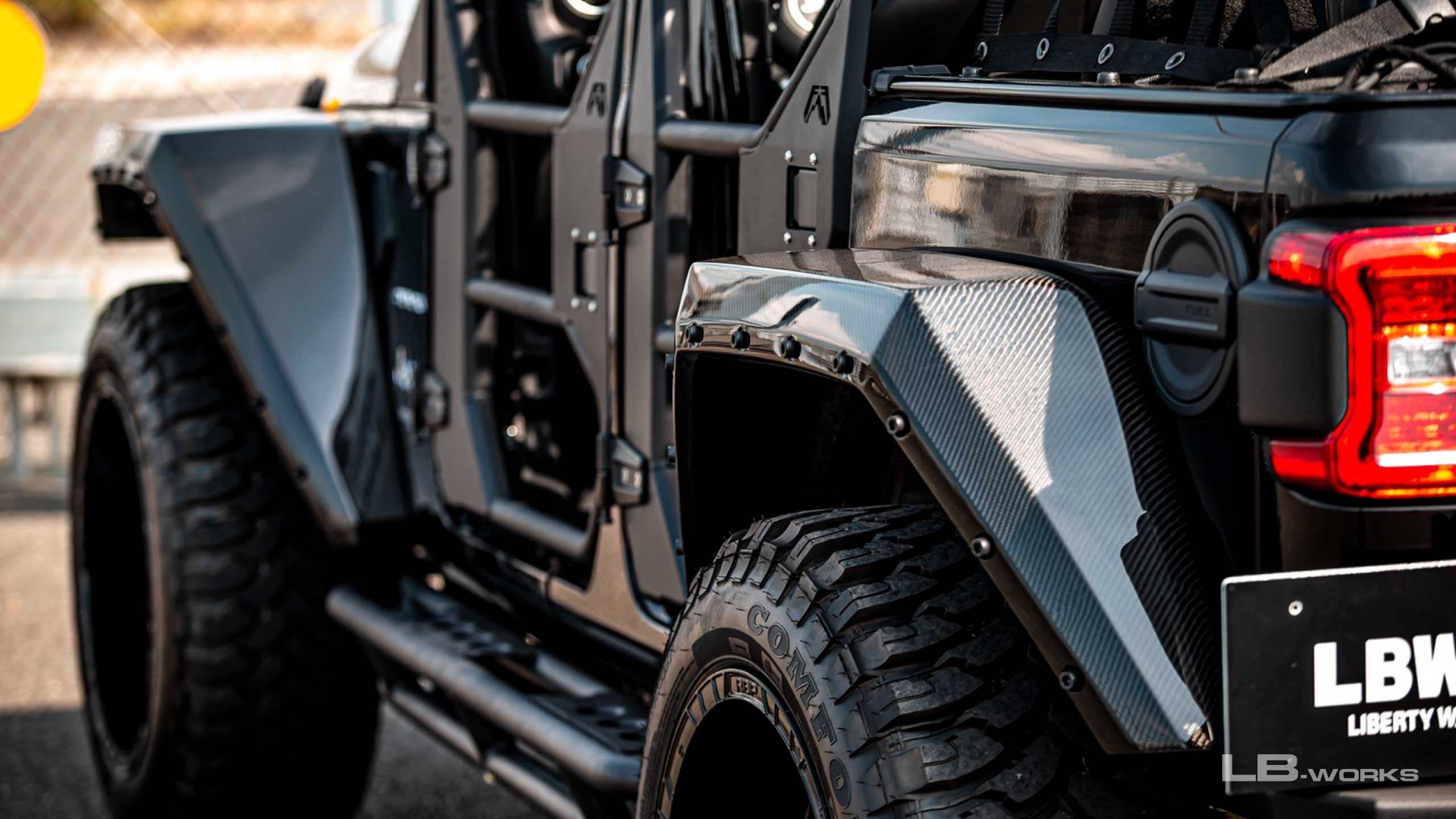 LB X Fairline Jeep Wrangler (JL) 2019- Body Kit FRP (LB59-01) - Image 7