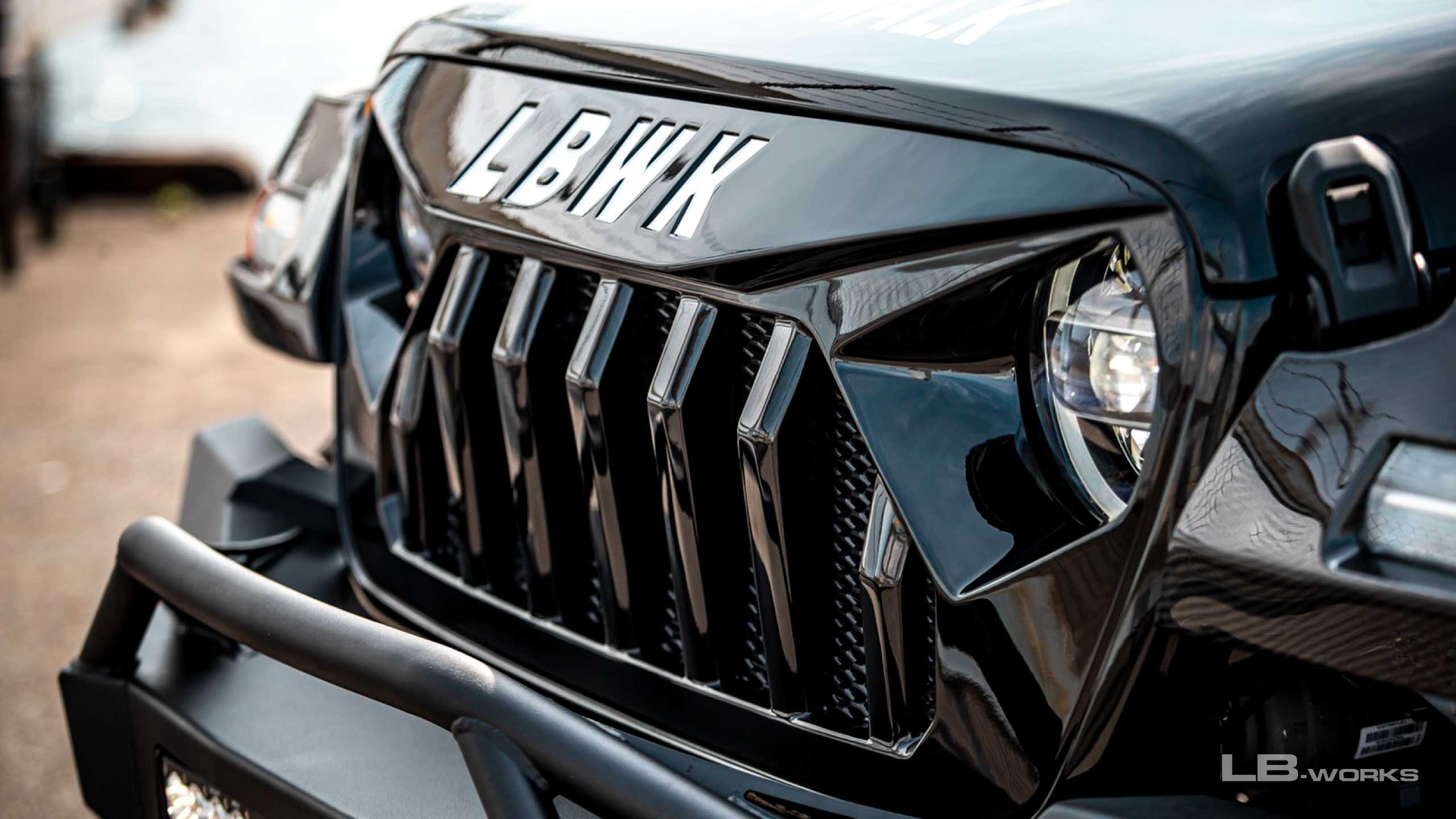 LB X Fairline Jeep Wrangler (JL) 2019- Body Kit FRP (LB59-01) - Image 8