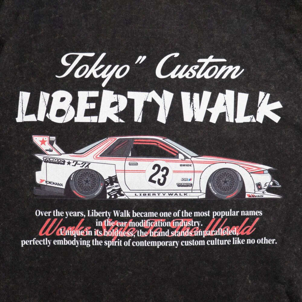 Liberty Walk R32 LB-Kaido Works Hoodie Black - Image 3