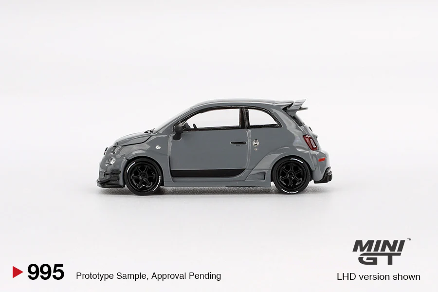 Mini GT - 1/64 Abarth 595 (Grey) - Image 3