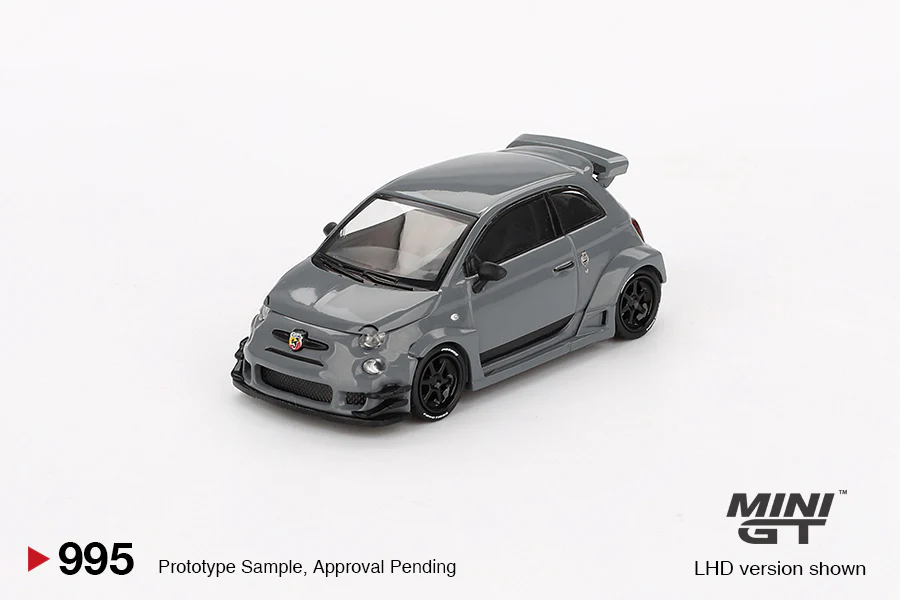 Mini GT - 1/64 Abarth 595 (Grey) - Image 4