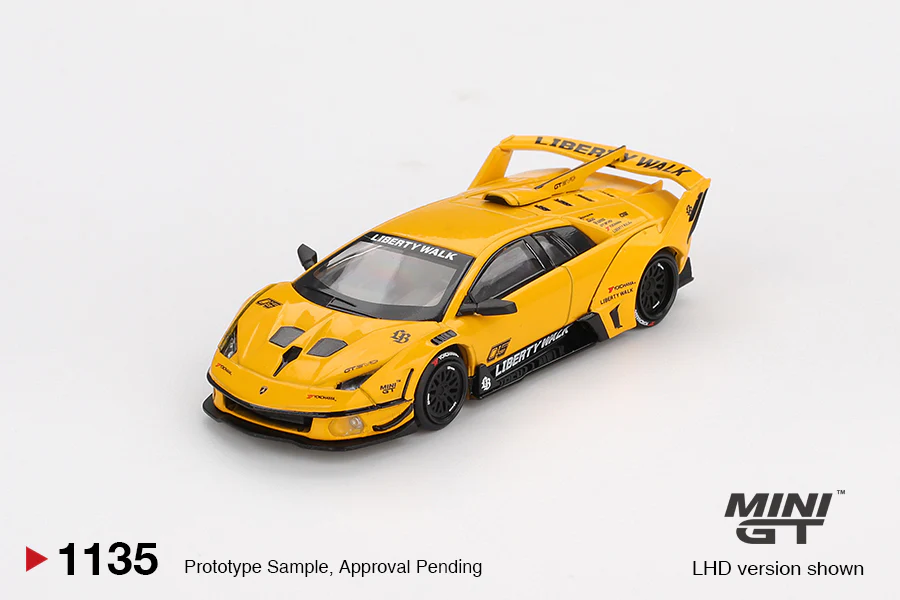 Mini GT - 1/64 Lamborghini Murciélago (Yellow) - Image 4