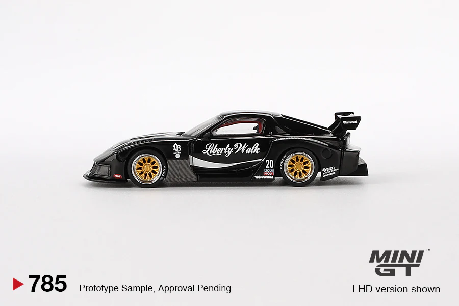Mini GT - 1/64 Mazda RX-7 (Black) - Image 3