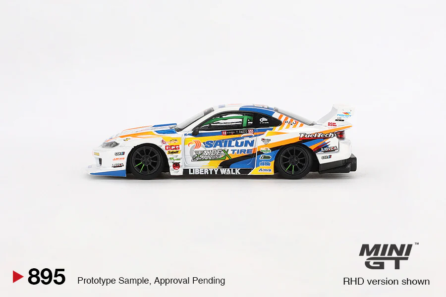 Mini GT - 1/64 Nissan Silvia S15 (#555 FD Japan) - Image 3