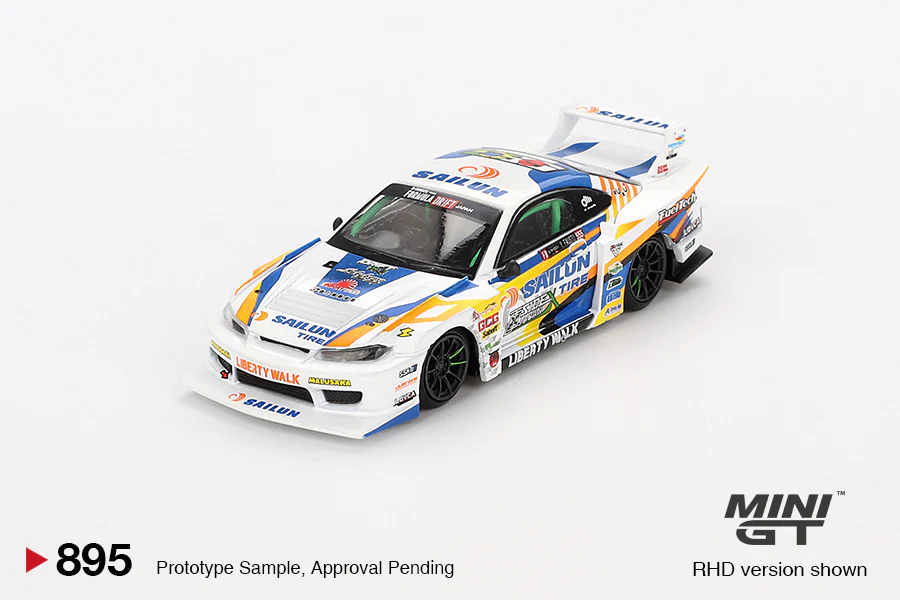 Mini GT - 1/64 Nissan Silvia S15 (#555 FD Japan) - Image 4