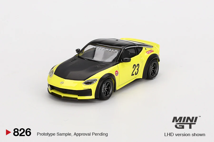 Mini GT - 1/64 Nissan 400Z (Yellow) - Image 4