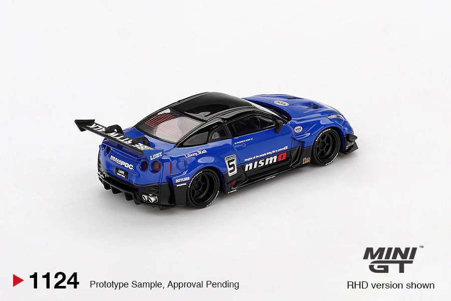 Mini GT - 1/64 Nissan GTR (Blue) - Image 2