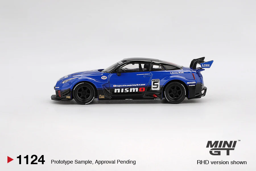 Mini GT - 1/64 Nissan GTR (Blue) - Image 3