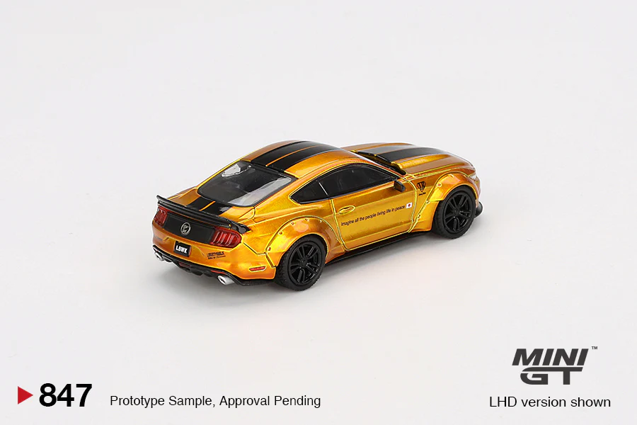 Mini GT - 1/64 Ford Mustang (Gold) - Image 2