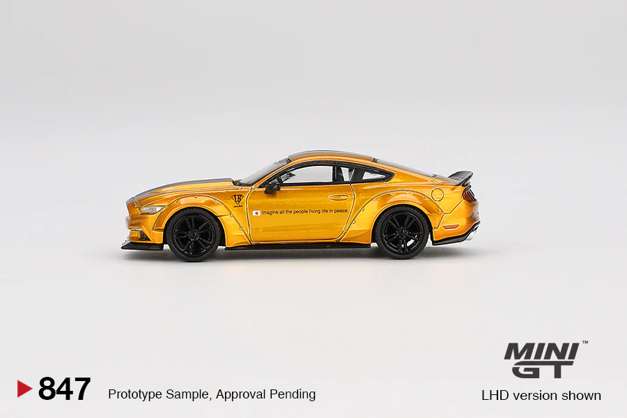 Mini GT - 1/64 Ford Mustang (Gold) - Image 3