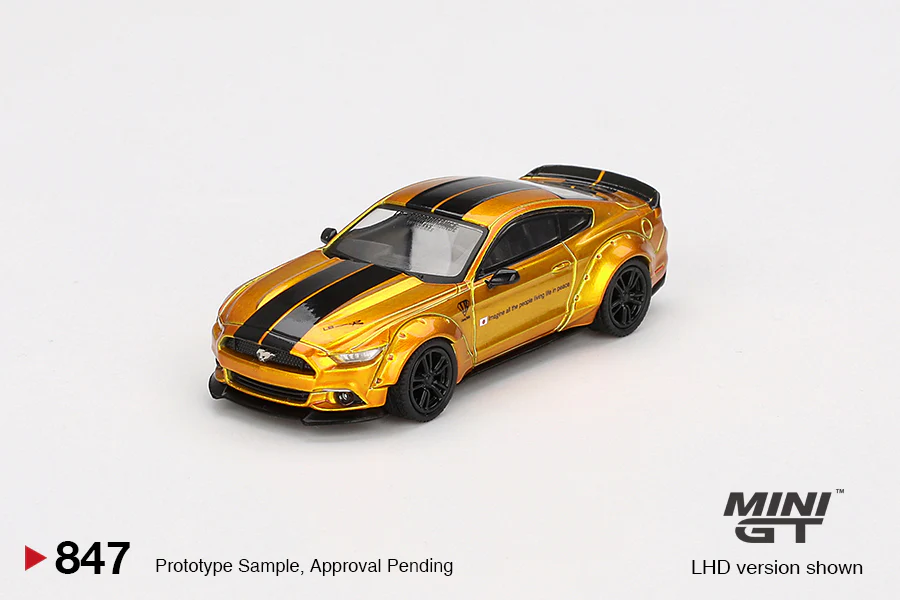 Mini GT - 1/64 Ford Mustang (Gold) - Image 4