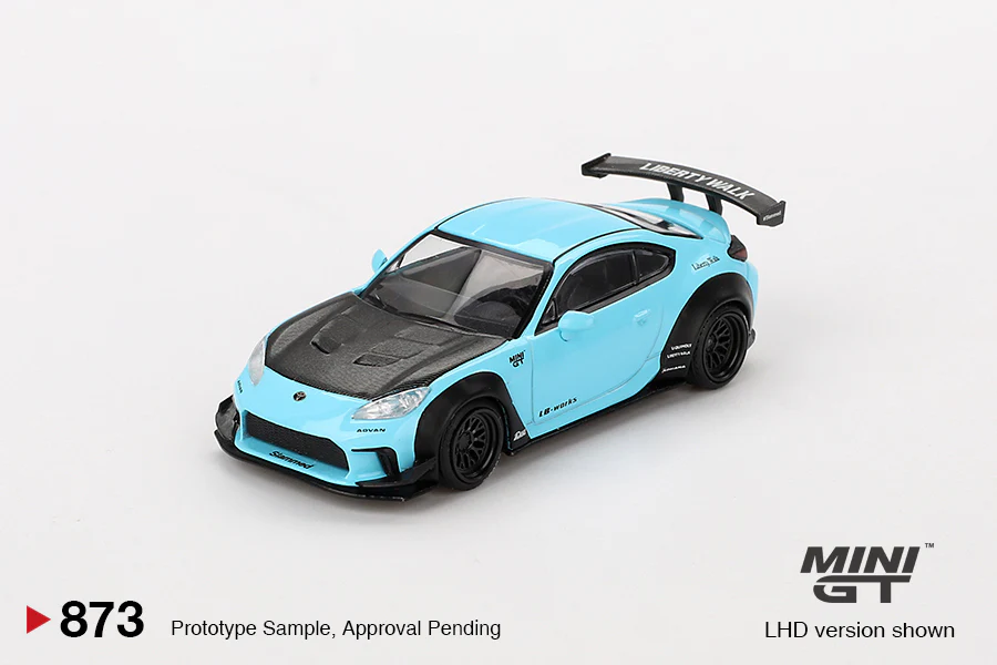 Mini GT - 1/64 Toyota GR86 (Baby Blue) - Image 4