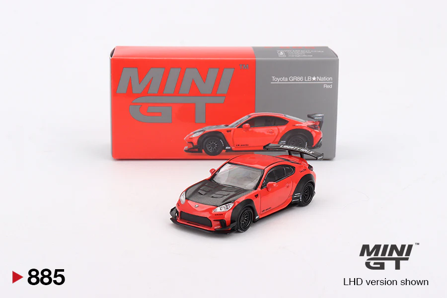 Mini GT - 1/64 Toyota GR86 (Red)