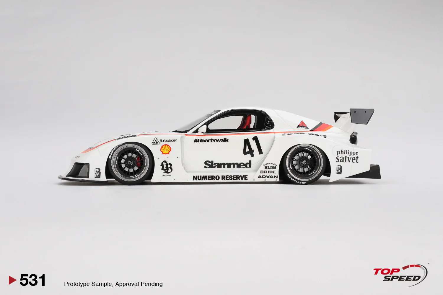 TopSpeed - 1/18 Mazda RX-7 (White) - Image 3