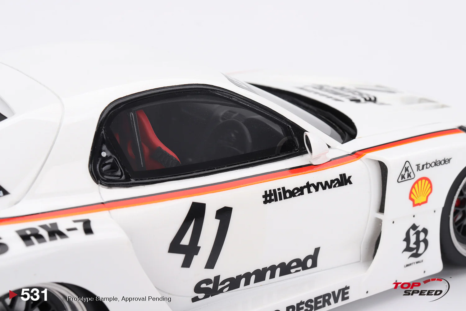 TopSpeed - 1/18 Mazda RX-7 (White) - Image 5