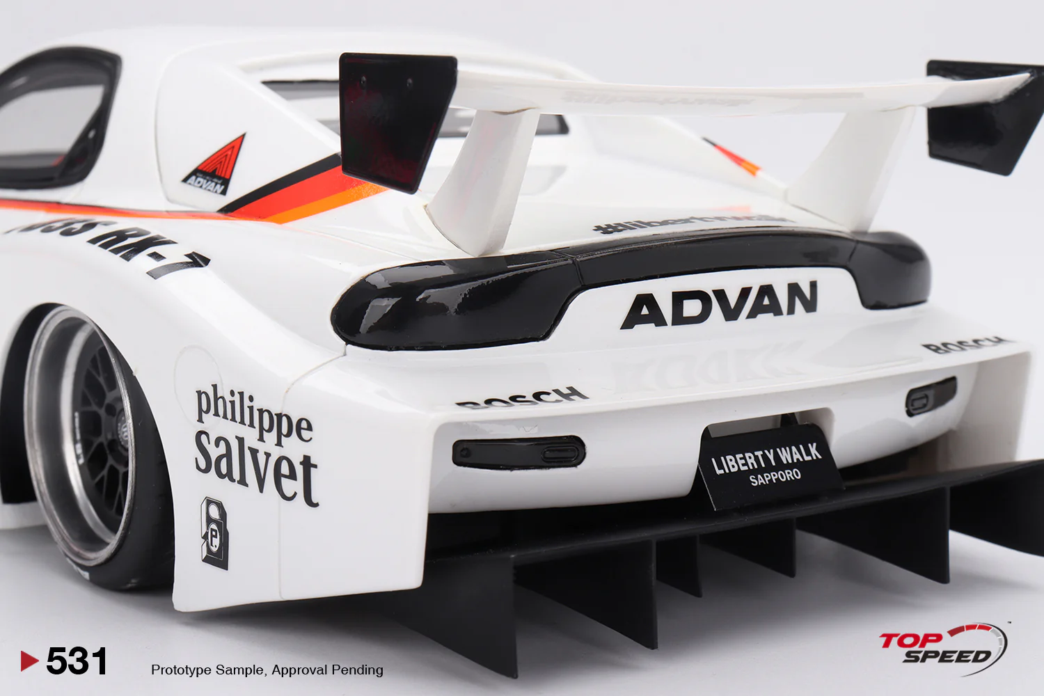 TopSpeed - 1/18 Mazda RX-7 (White) - Image 6